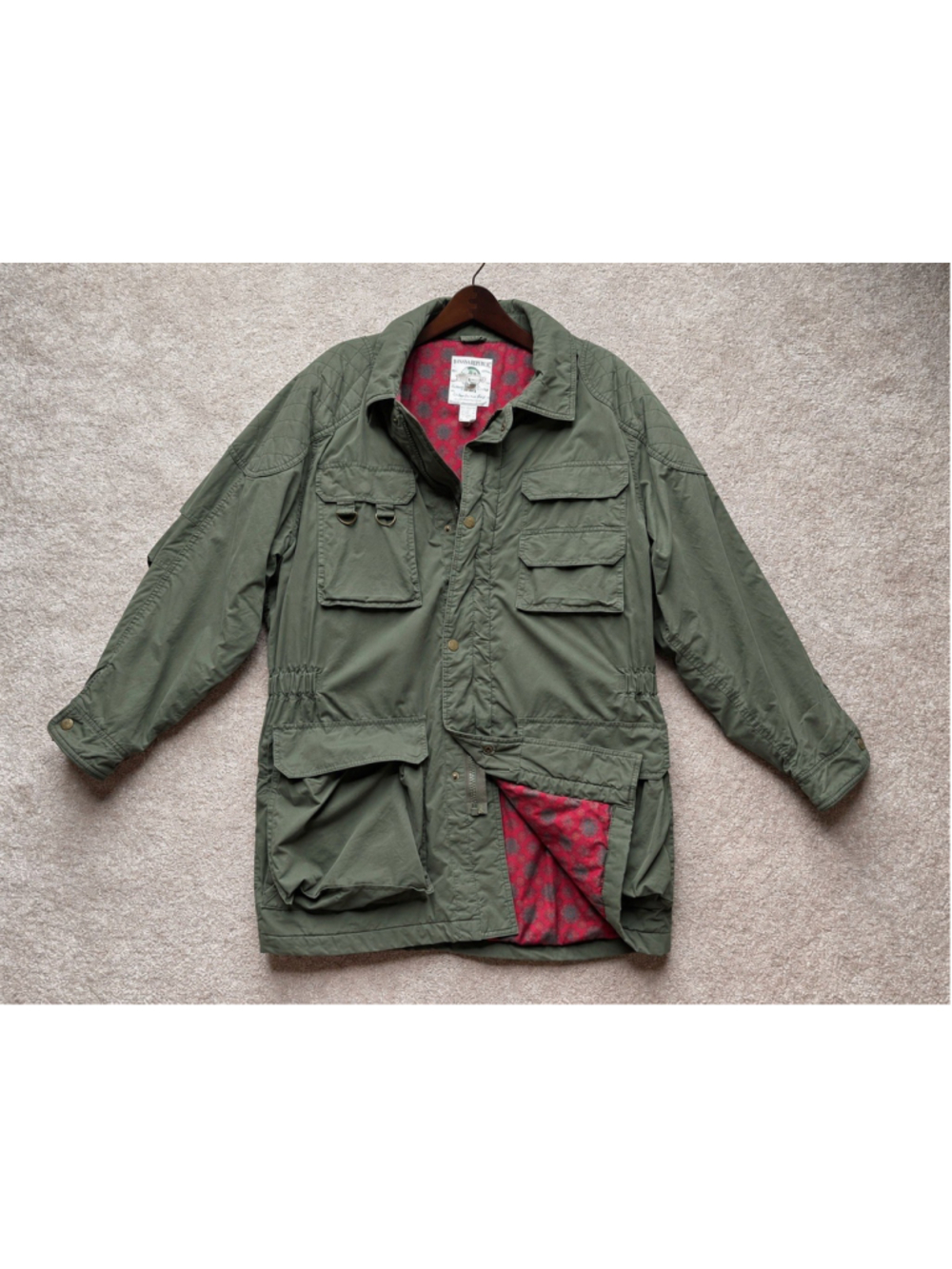 VTG Banana Republic 80’s Safari Field Jacket Lined M-65 Style STUNNING! Medium